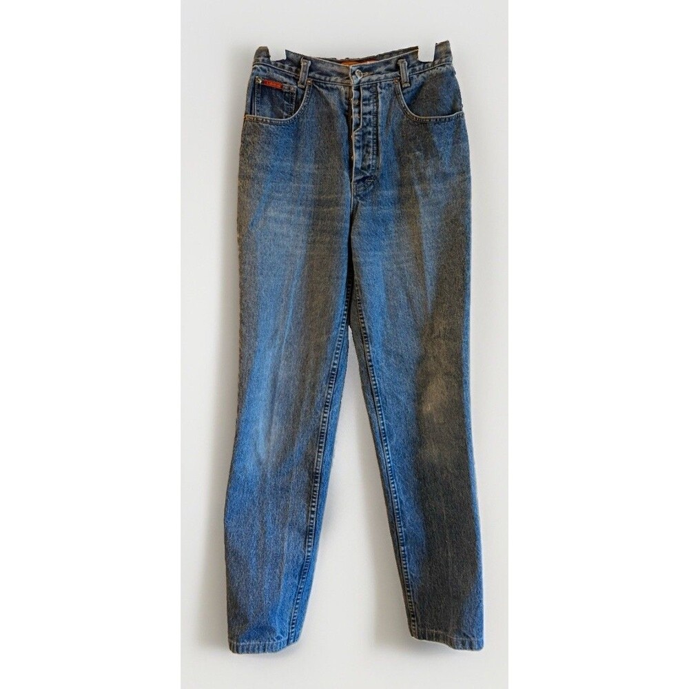 Vintage Lawman Straight Leg Jeans Women's 9 HIgh Rise Blue Western Cowgirl